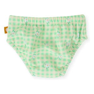 Goldie + Ace - Carreaux Fleurie Baby Diaper | Green