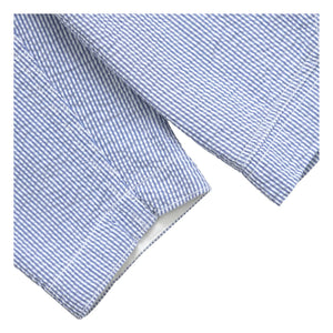 Service Works - Seersucker Striped Jacket | Light Blue
