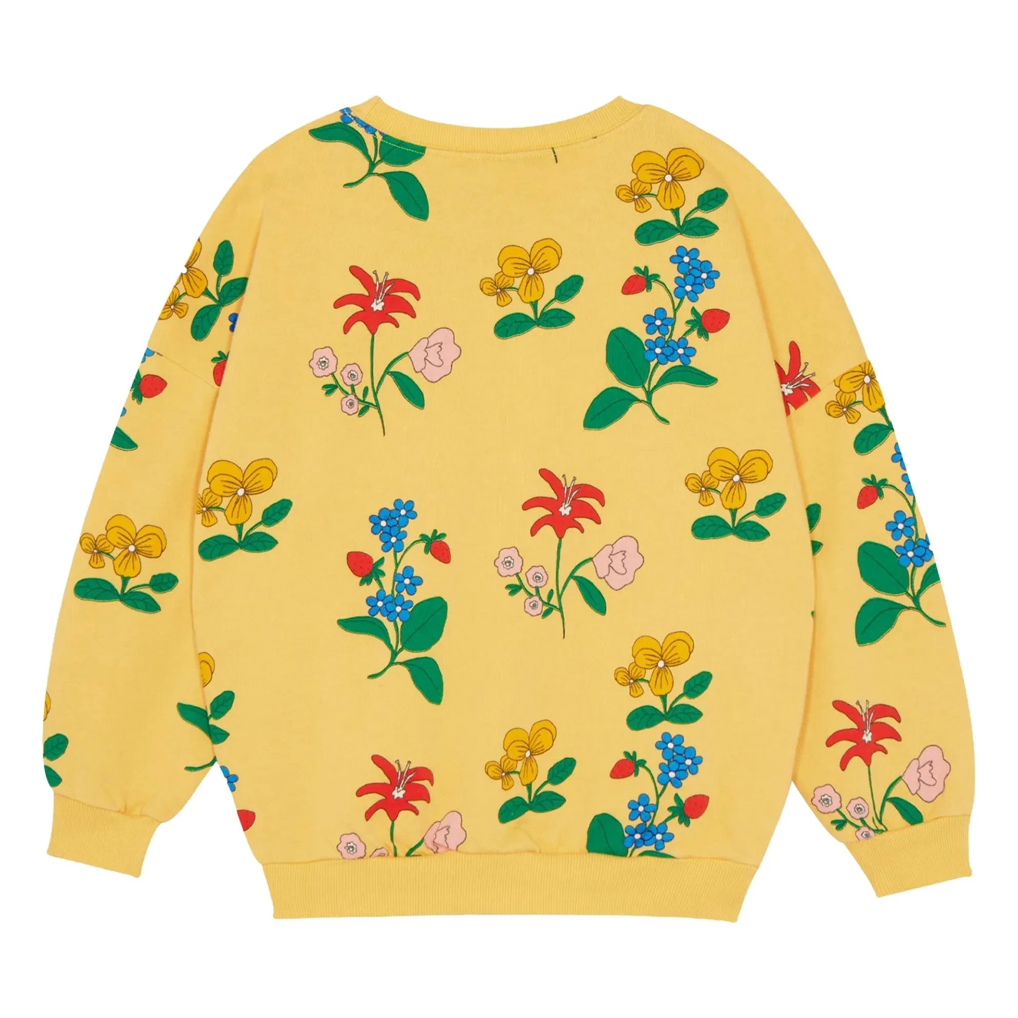 The Campamento - Flower Sweatshirt | Yellow