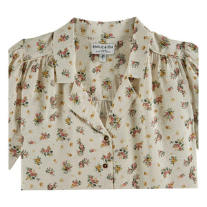 Emile et Ida - Cotton Printed Shirt | Cream
