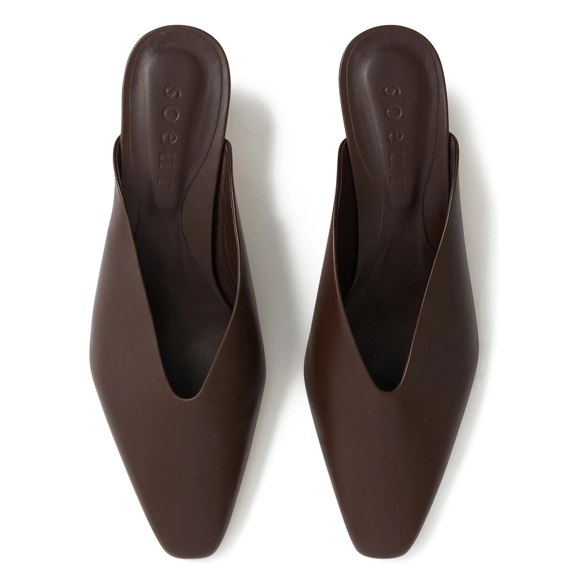 Soeur - Amalie Leather Ballerinas | Brown