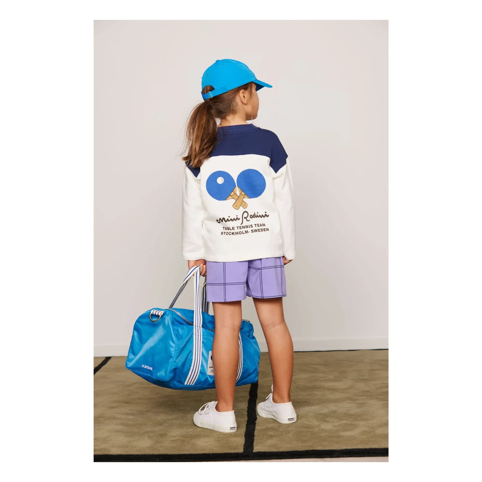 Mini Rodini - Organic Cotton Ping Pong Sweatshirt | White