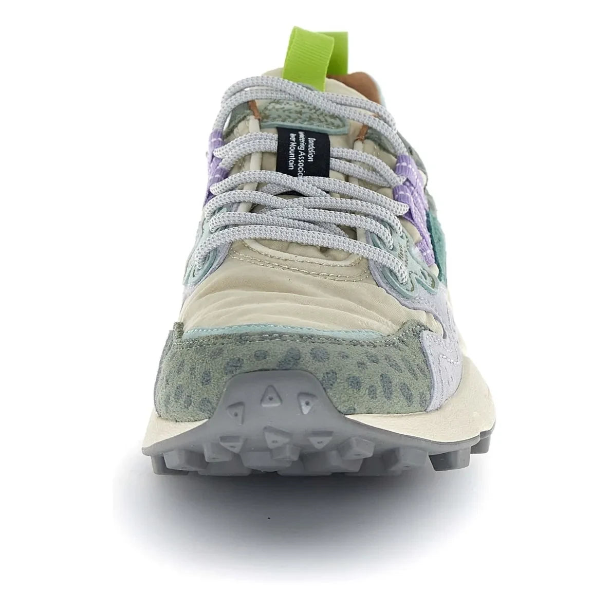 Flower Mountain - Yamano 3 Leopard Suede and Nylon Sneakers | Gray Blue