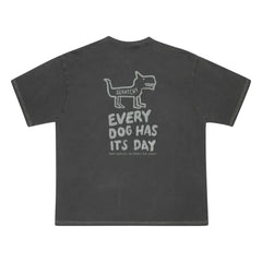 Nudie Jeans - Koffe Faded Wash Tracks T-Shirt | Charcoal Gray
