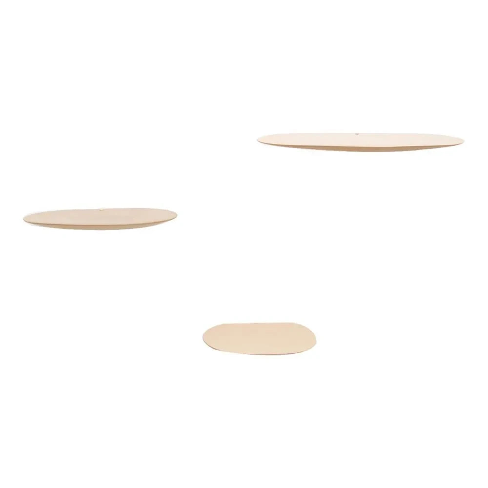 Moustache - Isola Ceramic Shelf, Studio Brichetziegler - Set of 3 | Beige