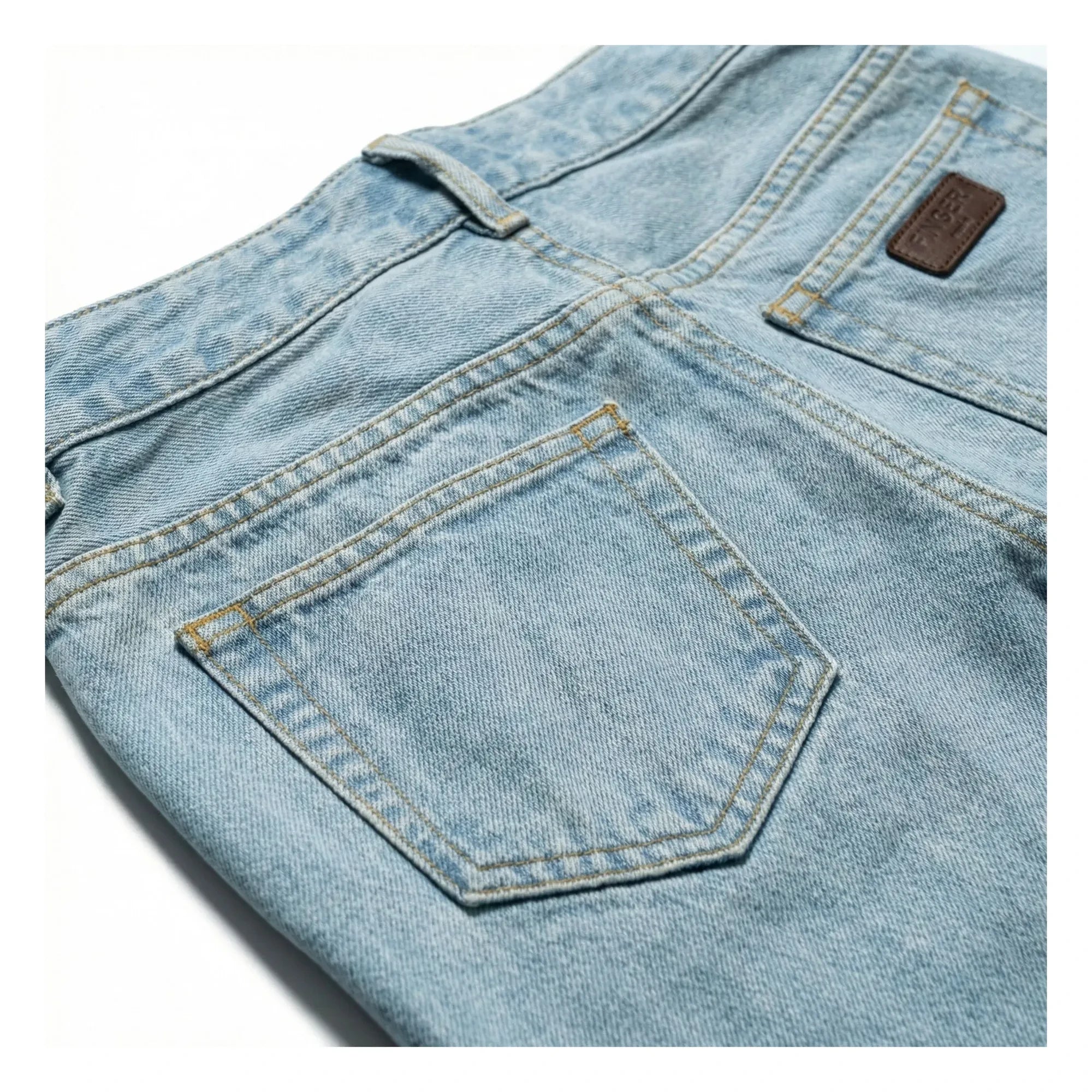 Finger in the Nose - Bermuda Denim Shorts | Light Denim