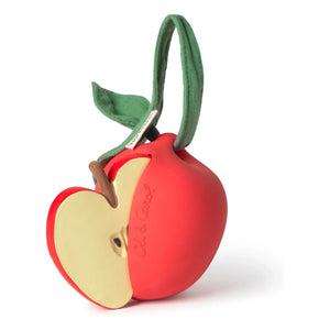 Oli & Carol - Pepa the apple pacifier clip
