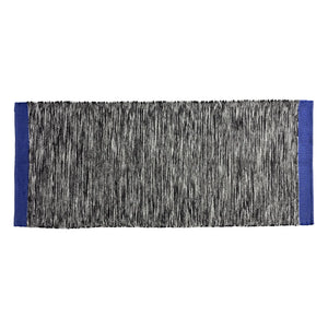 La cerise sur le gâteau - Matt Recycled Cotton Rug | Black