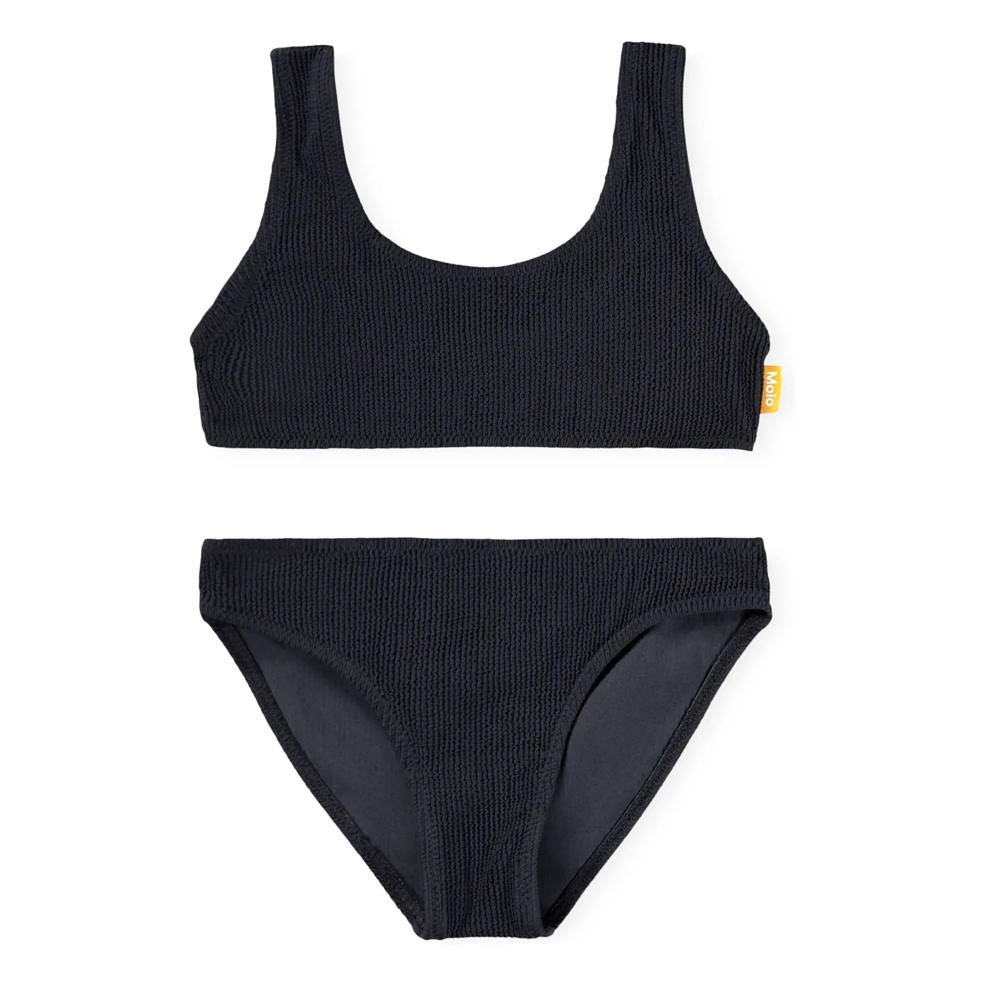 Molo - Striped Swimsuit Nola Crepe Recycled Fiber | Black