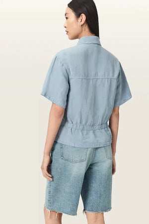 AllSaints kadın keten gömlek TOVE