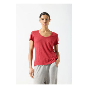 American Vintage - Jacksonville Cotton T-Shirt | Red