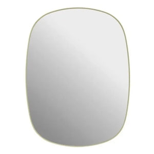 Muuto - Framed mirror 59x44 cm | Pale yellow