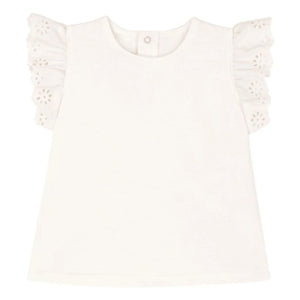 Petit Bateau - Broderie Anglaise T-Shirt | White