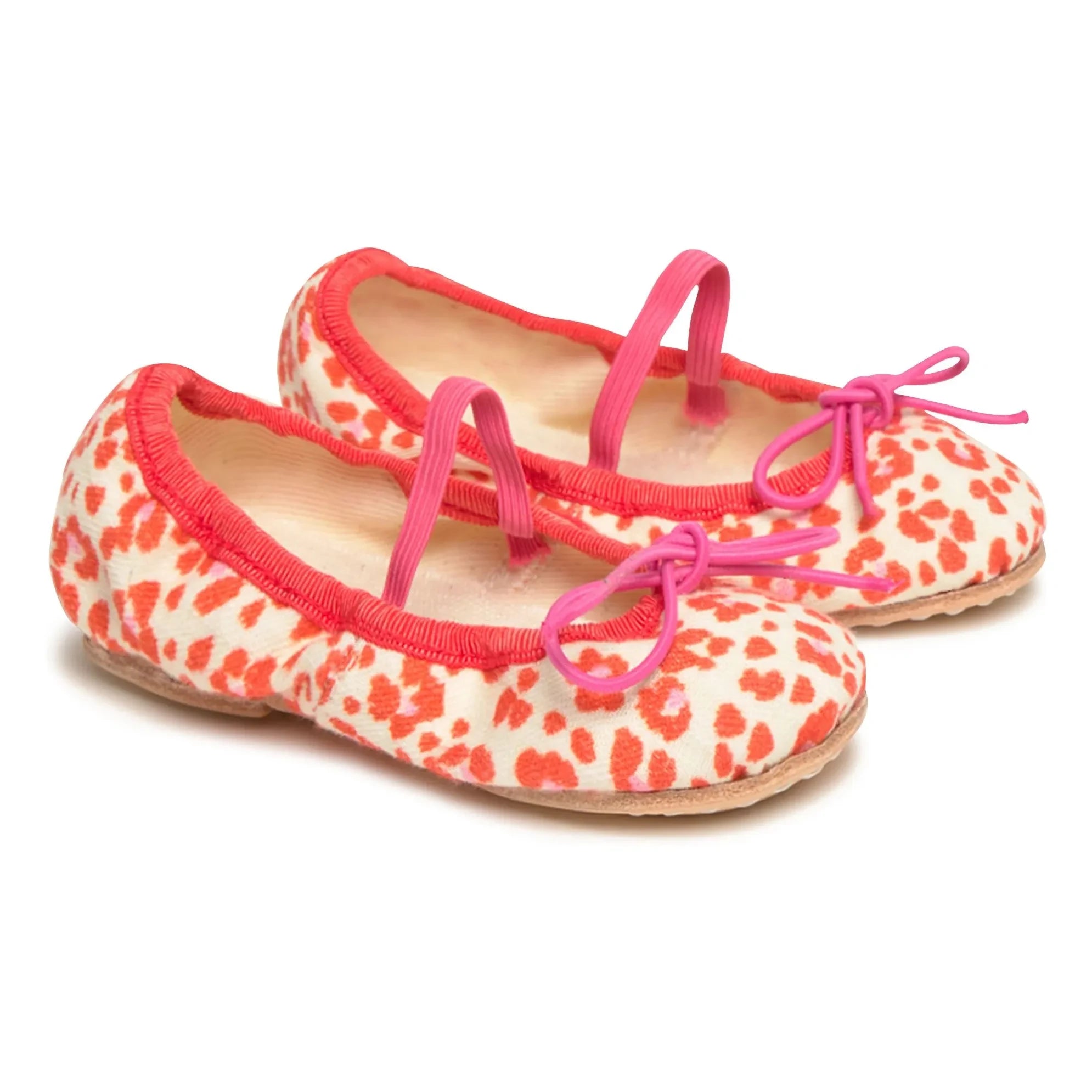 Cozmo - Minue Leopard Baby Booties | Red