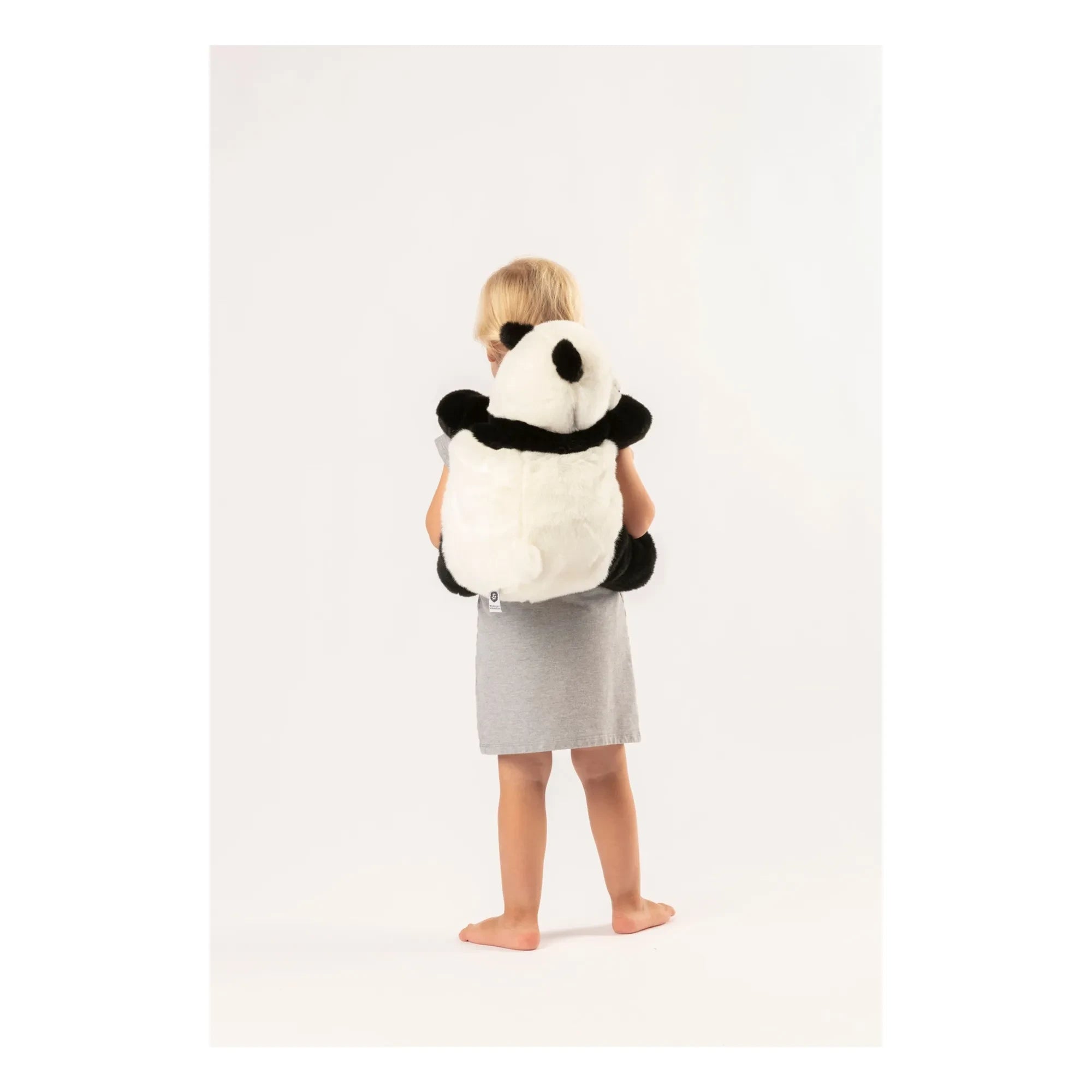 Wild & Soft - Panda Backpack | Noir/Blanc