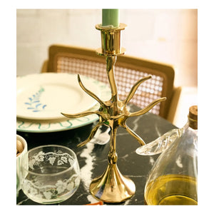 Anna + Nina - Sunny Candle Holder | Gold