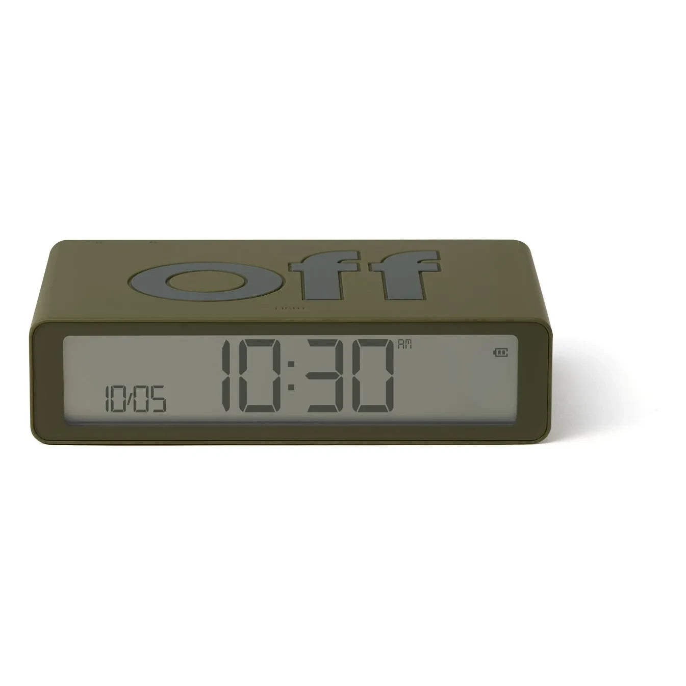 Lexon - Rotary Alarm Clock | Khaki