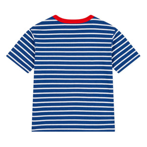 Petit Bateau - Striped T-Shirt | Blue