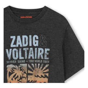 Zadig & Voltaire - Wild At Heart T-shirt | Charcoal Gray