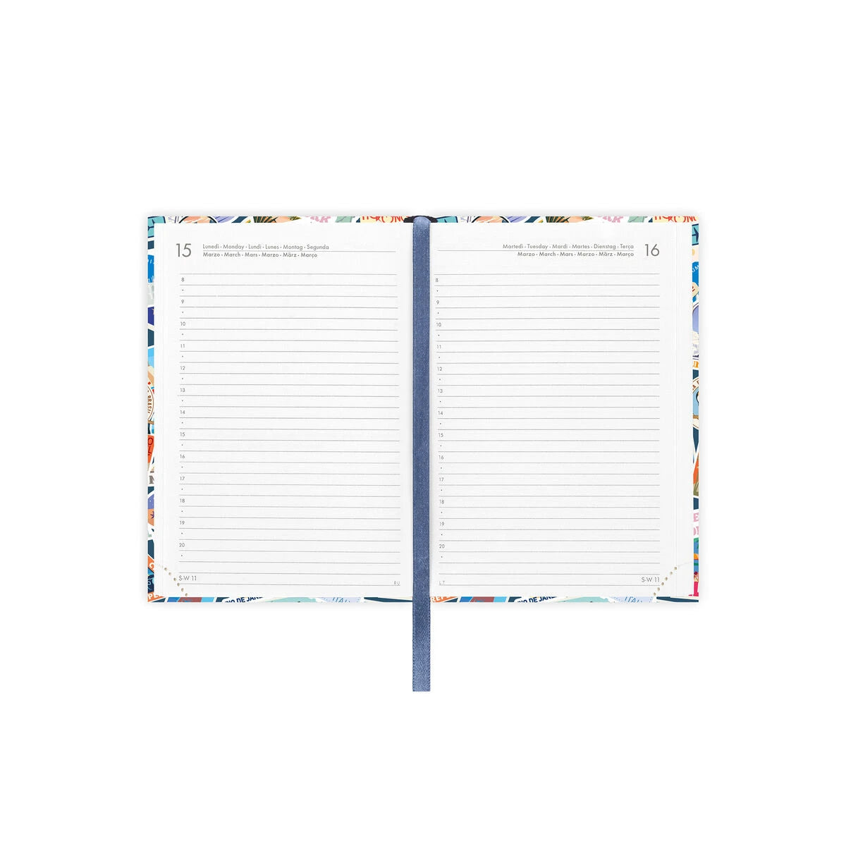 Legami - 2026/2027 16-Month Daily Photo Diary - Travel Stickers - Small