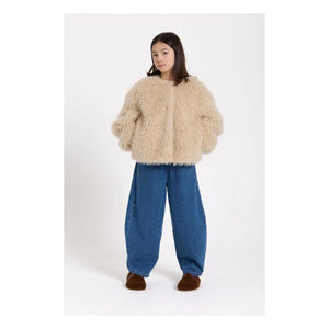 Hundred Pieces - Lucky Fur Jacket | Beige