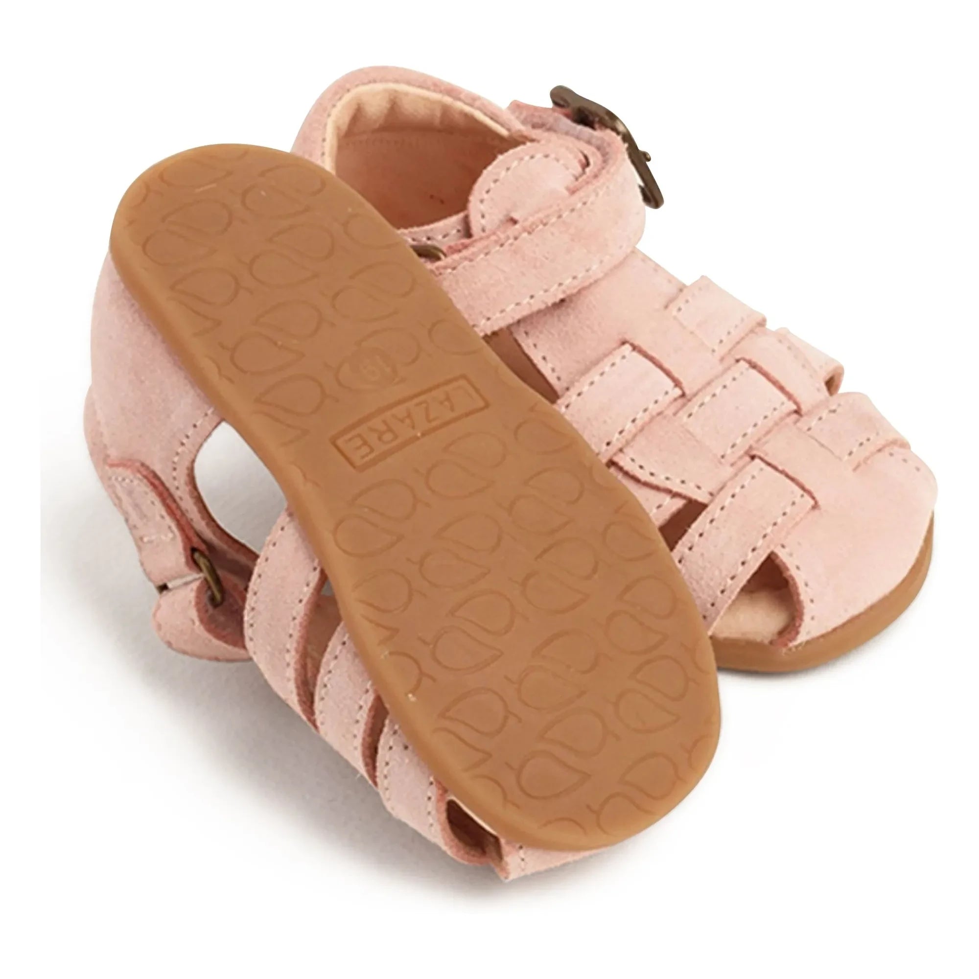 Lazare - Ernest Suede Sandals | Dusty Pink