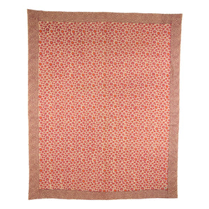 Doing Goods - Leopar Desenli Battaniye ve Pamuklu Tote Çanta | Pembe