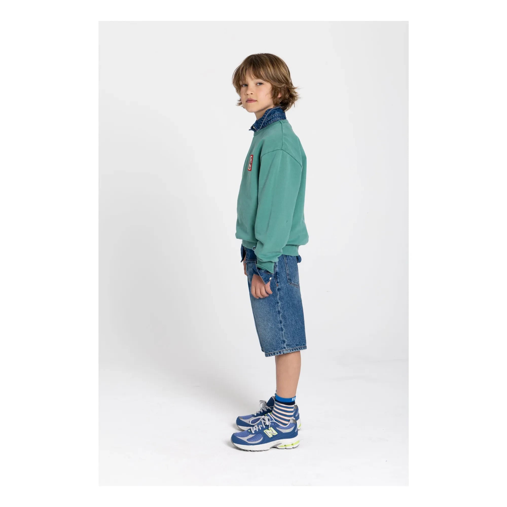 Hundred Pieces - Ryde Wheelers Organic Cotton Sweatshirt | Emerald Green