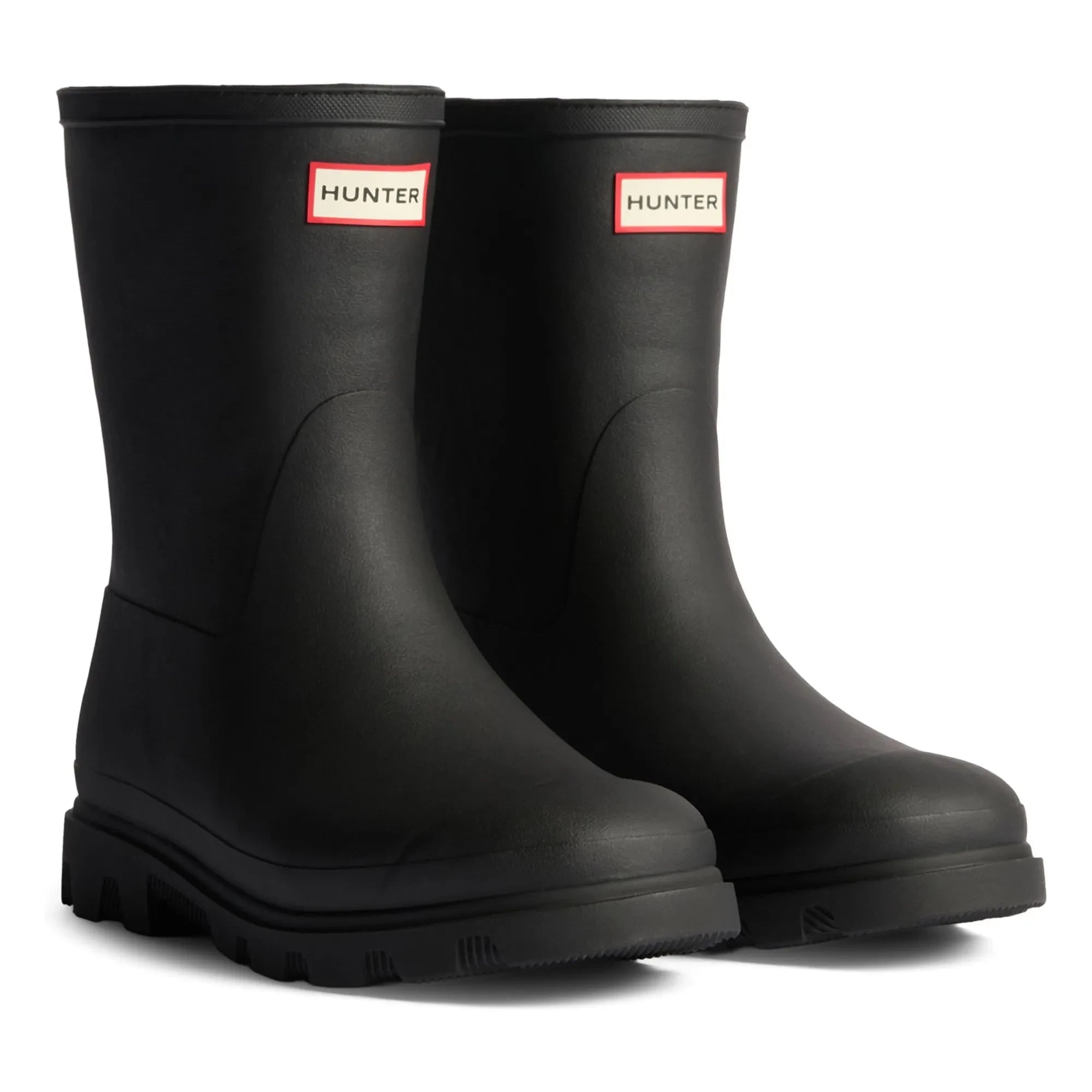 Hunter - Downpour Insulated Short Rubber Boots | Black