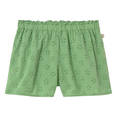 Cozmo - Ruby Embroidered Shorts | Meadow Green