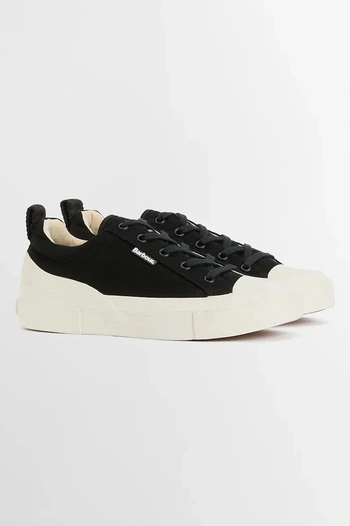 Barbour Stanhope Trainer kadın pamuk düşük kesim spor ayakkabı