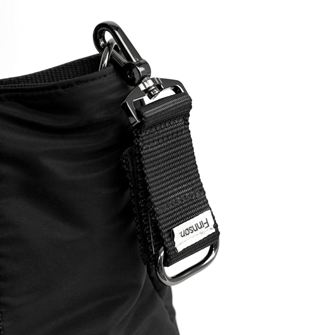 Finnson Selby Eco Changing Tote With Changing Mat - Black-Changing Bags-Black- | Natural Baby Shower