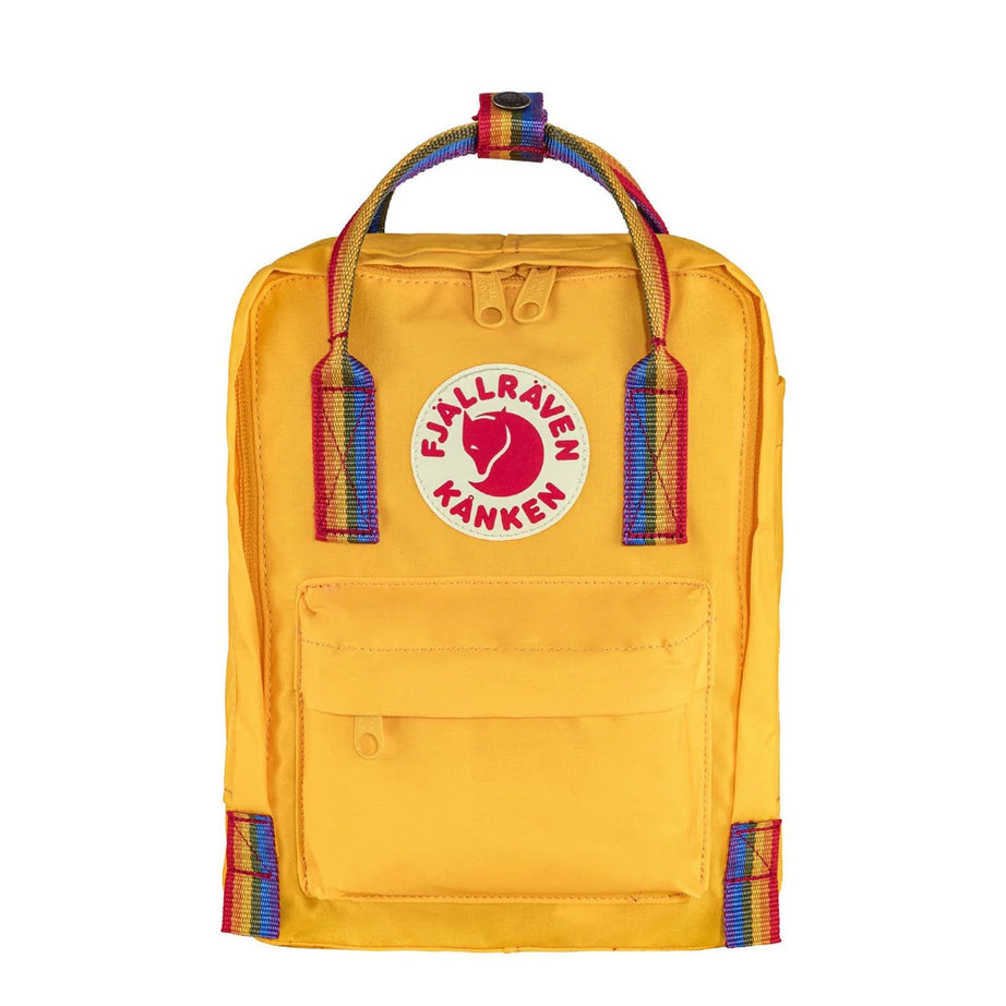 Fjällräven Kånken - Rainbow Mini Unisex Yellow Backpack