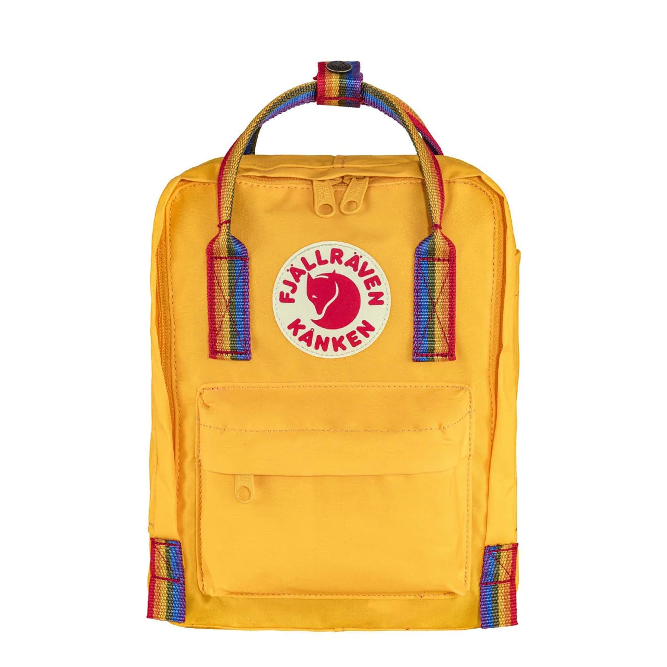 Fjällräven Kånken - Rainbow Mini Unisex Yellow Backpack