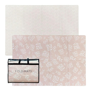 FOLDiMATS Playmat 130x190cm - Botanical Scallop-Play Mats-Botanical Scallop-130x190cm | Natural Baby Shower