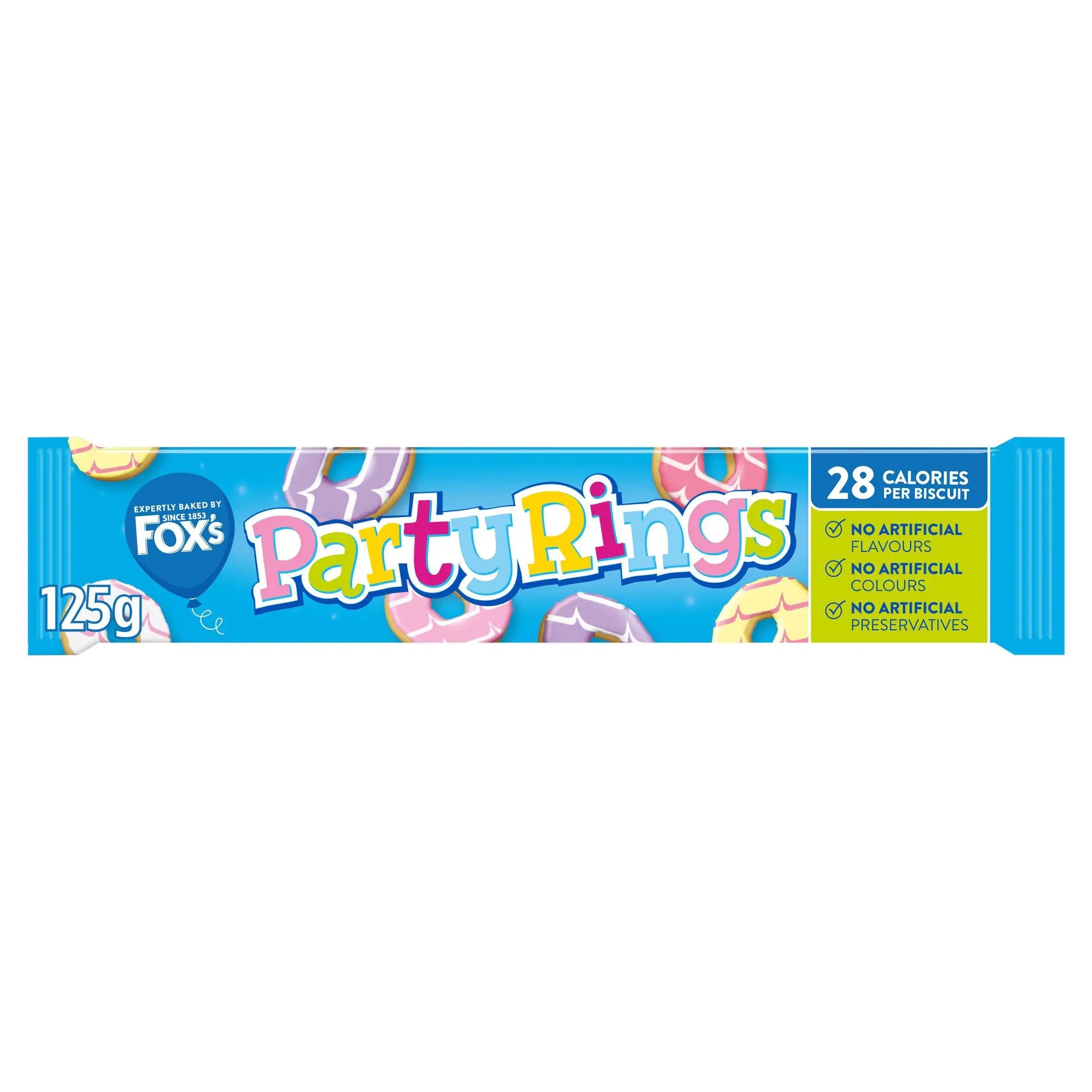 Foxs - Party Rings Biscuit 125G 