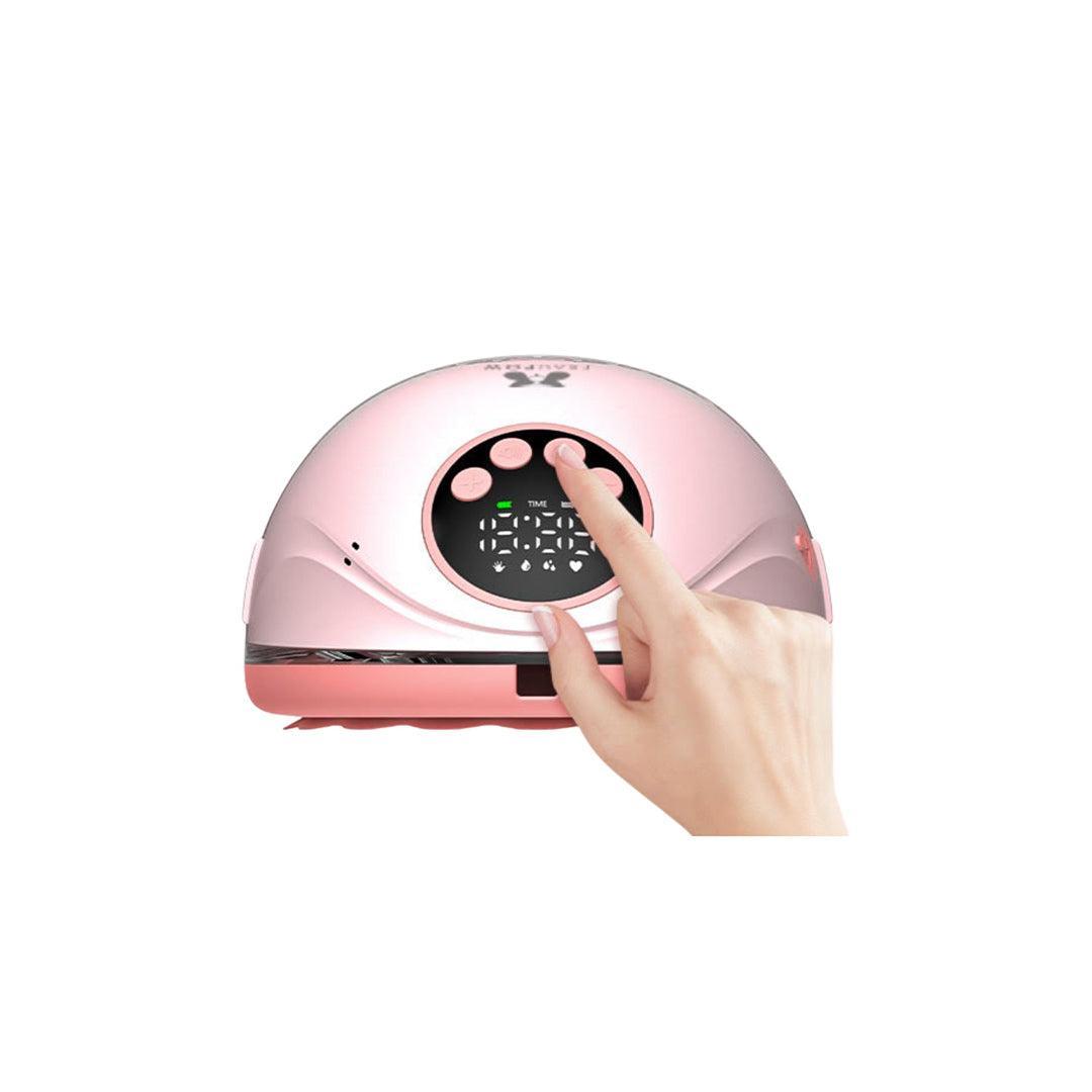 Fraupow Viva Pro Wearable Hands-Free Breast Pump - Pink-Breast Pumps-Pink- | Natural Baby Shower