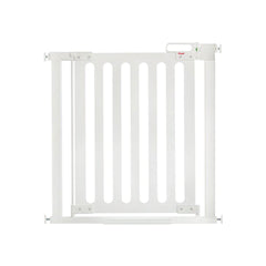 Fred Pressure Fit Stairgate - White Wood Panel/Pure White Fittings-Stair Gates-White Wood Panel/Pure White Fittings- | Natural Baby Shower