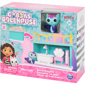 Gabby's Dollhouse - Bathroom Adventures with Mercat Playset