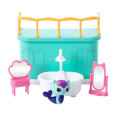 Gabby's Dollhouse - Bathroom Adventures with Mercat Playset