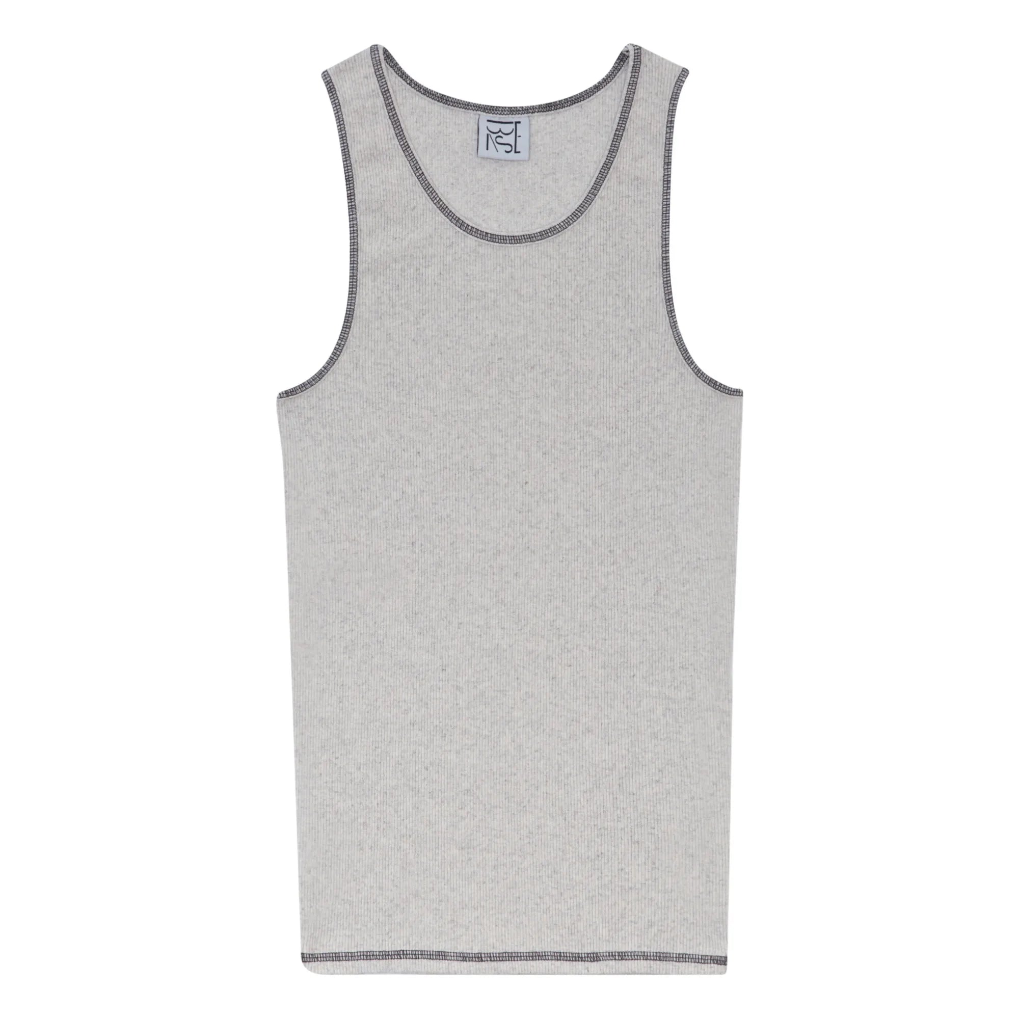 Baserange - Garble Strappy Organic Cotton Top | Beige