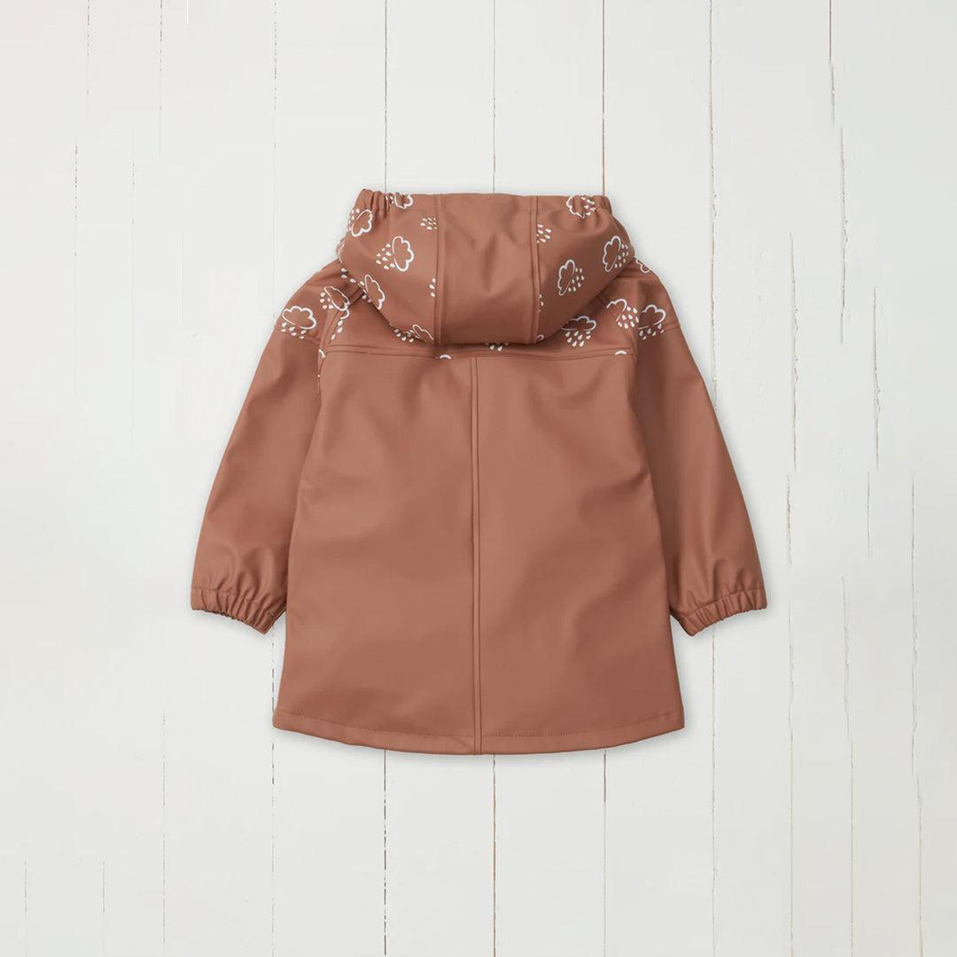 Grass & Air Colour Revealing Rain Jacket - Rose-Coats-Rose-12-18m | Natural Baby Shower