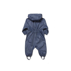 Grass & Air PU Puddlesuit - Navy-Rainsuits + Sets-Navy-9-12m | Natural Baby Shower