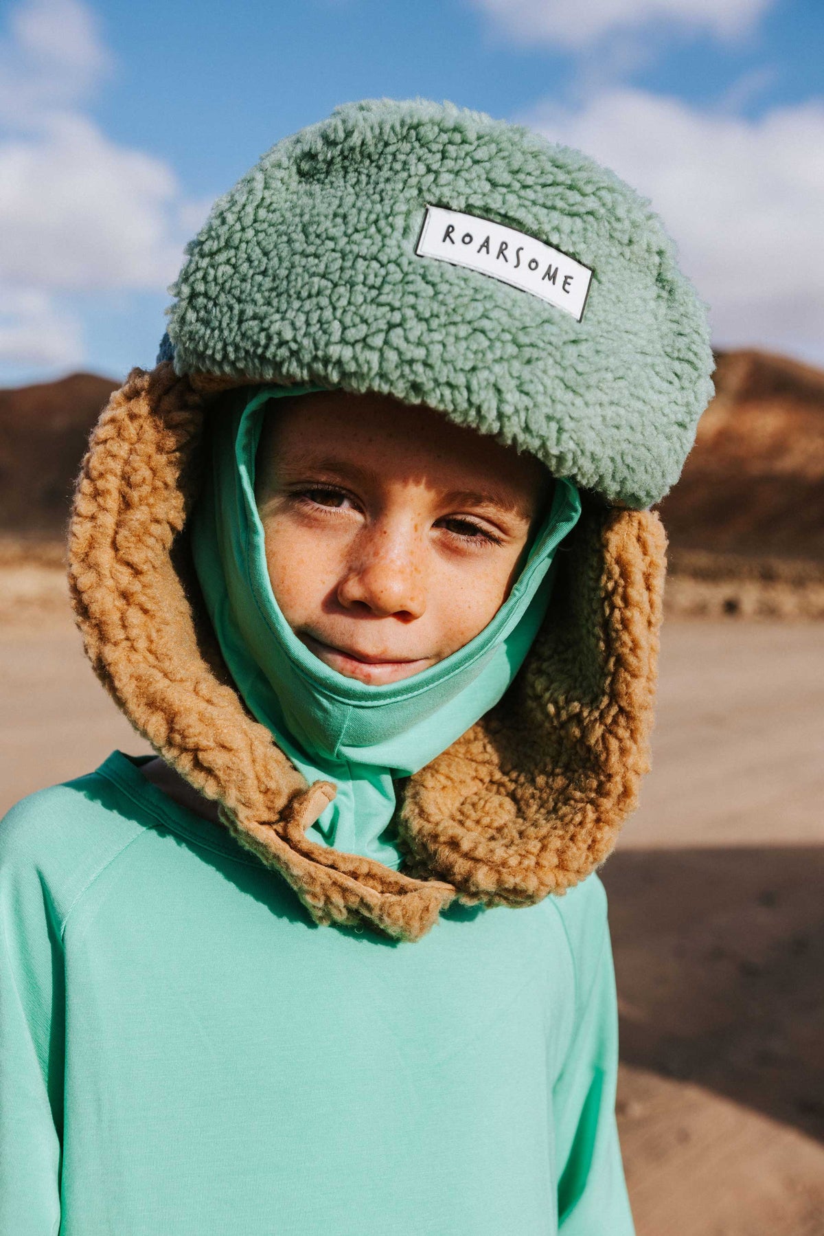 Roarsome - Bambu Balaklava - Puslu Yeşil