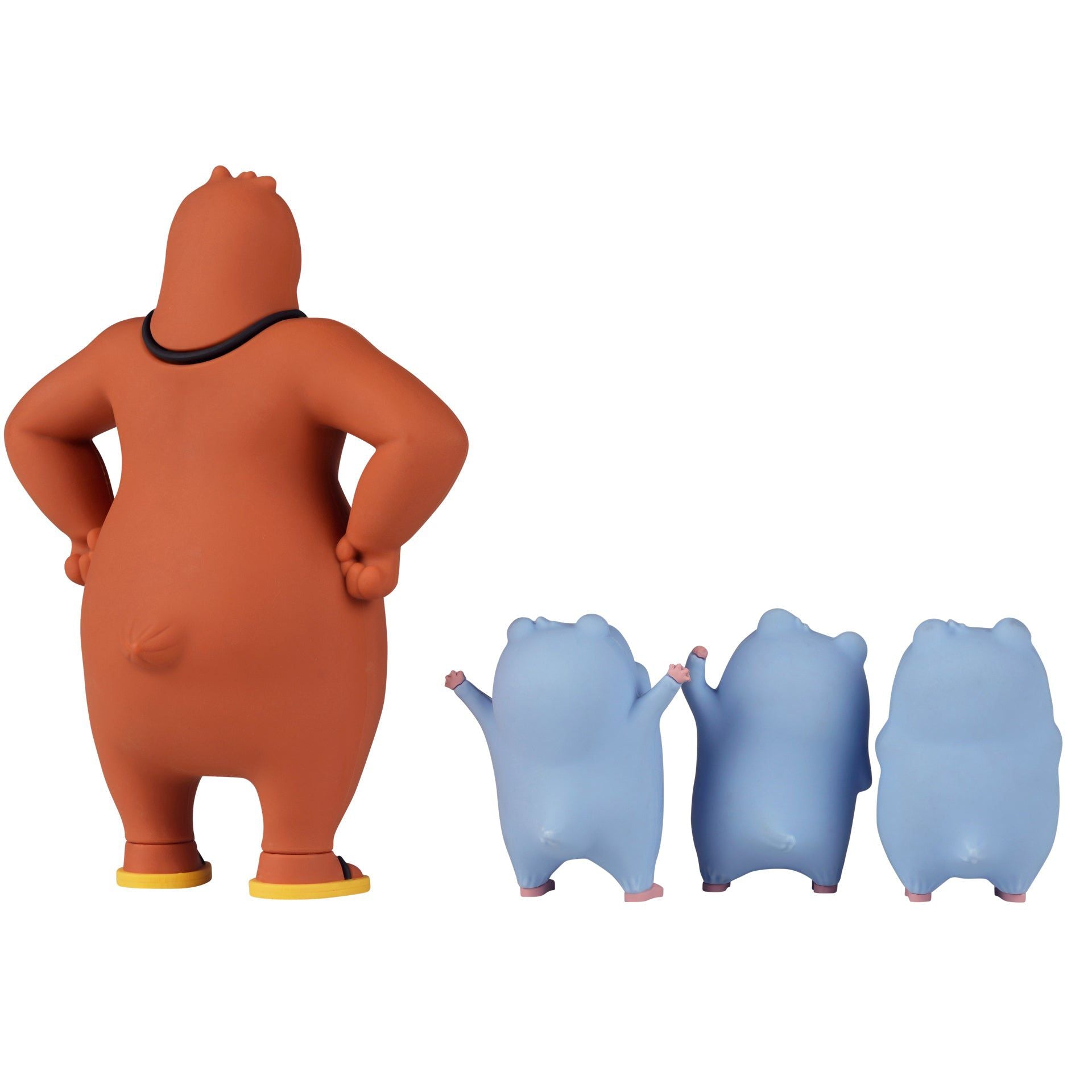 Grizzy and the Lemmings - 4 Piece Figure Toy Set