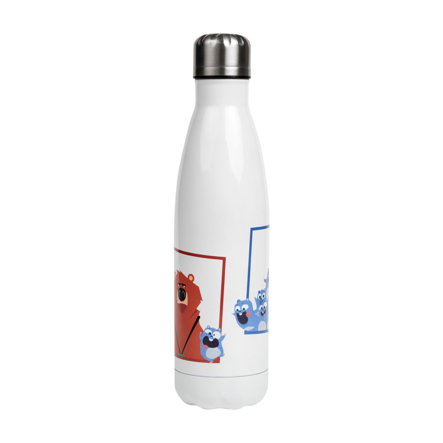 Grizzy and the Lemmings - 500ML Steel Water Bottle