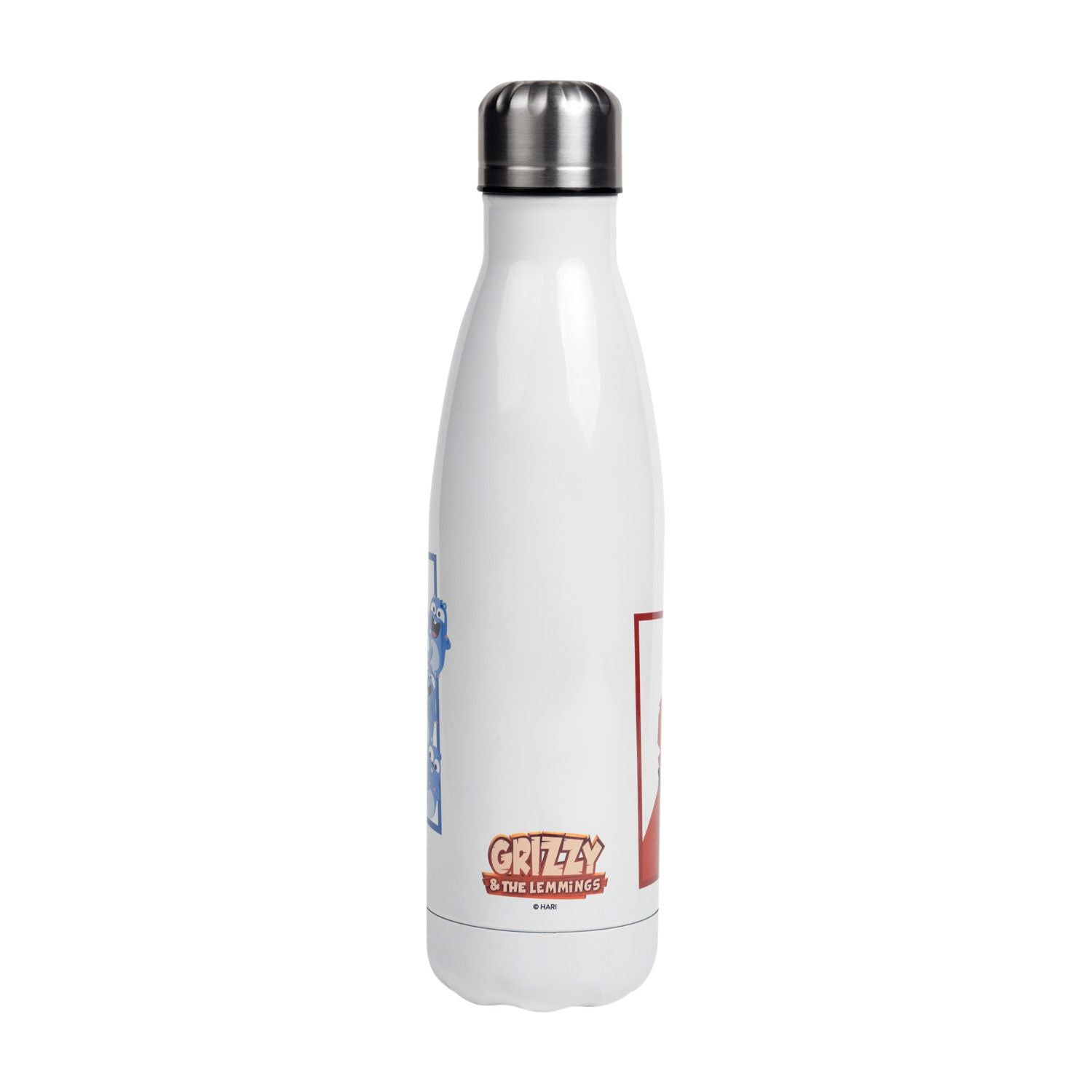 Grizzy and the Lemmings - 500ML Steel Water Bottle