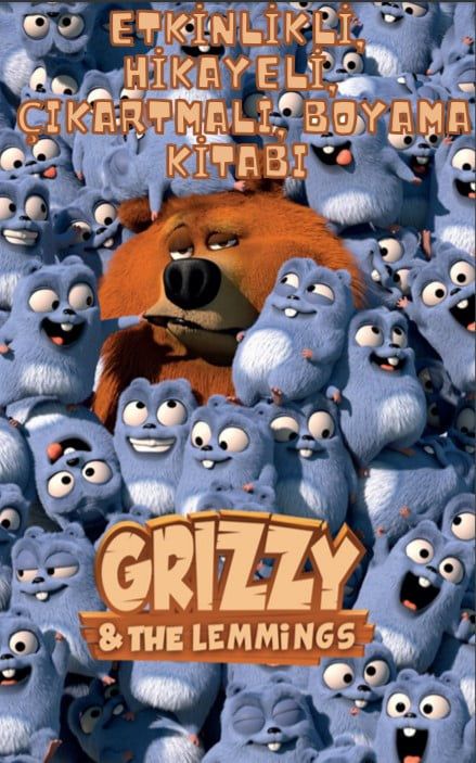 Grizzy and the Lemmings - Coloring Book with Stories