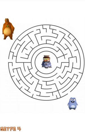 Grizzy and the Lemmings - Coloring Book with Stories