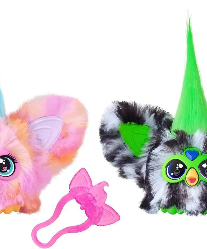 Hasbro - Mini Furby Furblets May-May and Greenie-Meanie 2-Pack Toys
